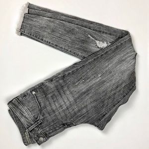 🏴‍☠️Old Navy Gray Rockstar Mid-rise Jeans